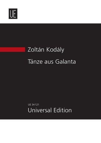 Kodály: Dances of Galánta — Study Score (Universal Edition)