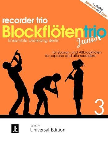 Recorder Trio Junior Vol 3 - Woodwind Recorder Ensemble Music