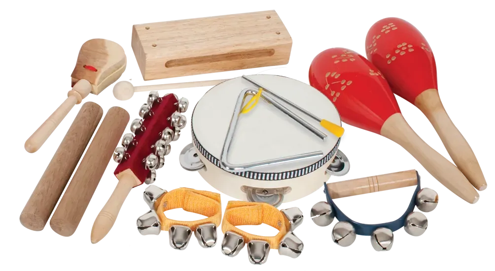 Mano Percussion UE633 9 Piece Percussion Set with Carry Bag — view 2
