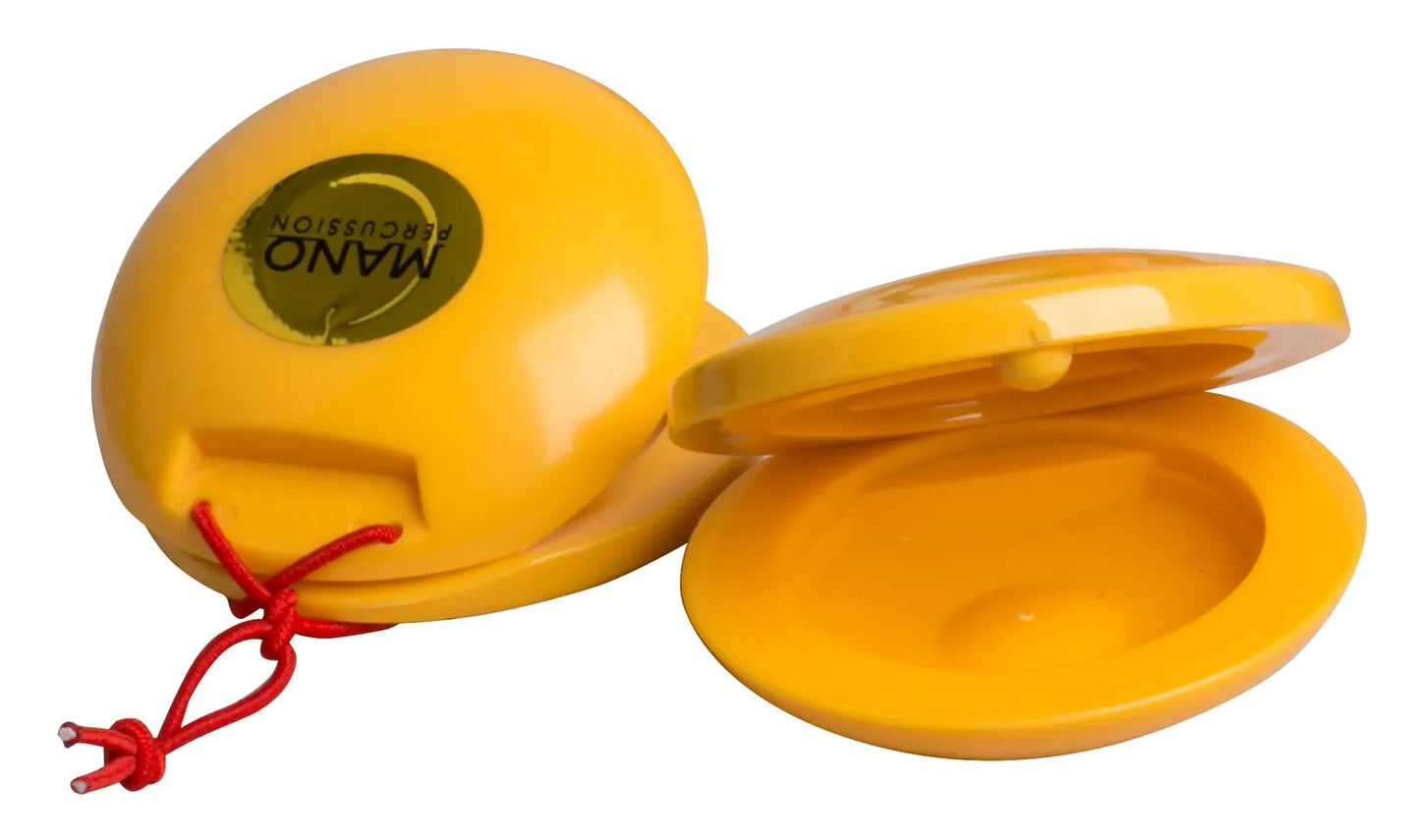 Mano Percussion Finger Castanets in Yellow - Hand Percussion Instrument