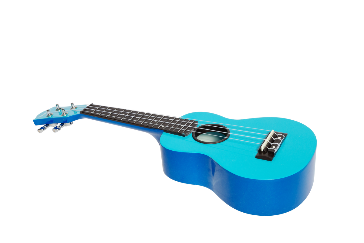 Sanchez ABS Soprano Ukulele with Gig Bag - Blue — view 3