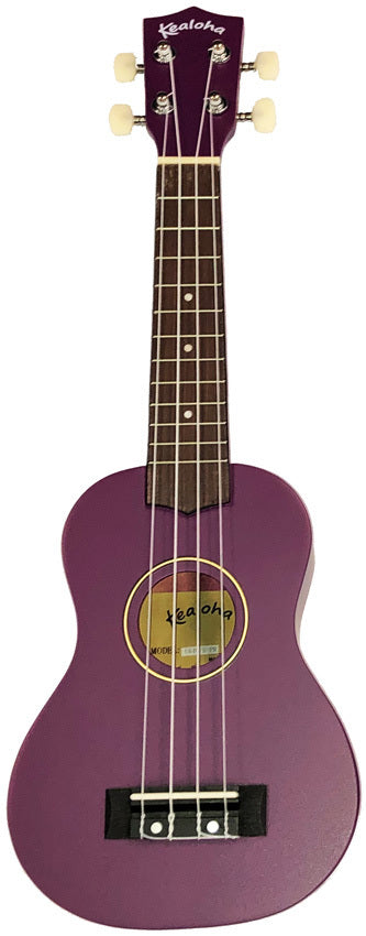 Kealoha Soprano Ukulele in Purple Finish with Free Carry Bag