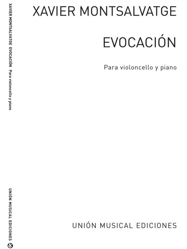 Montsalvatge Evocacion Cello and Piano