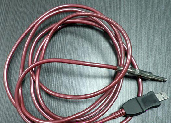 Leem 10ft USB Instrument Cable with 1/4" Straight Plug and USB Adaptor