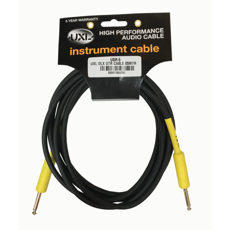 UXL 5 Meter Deluxe Guitar Cable