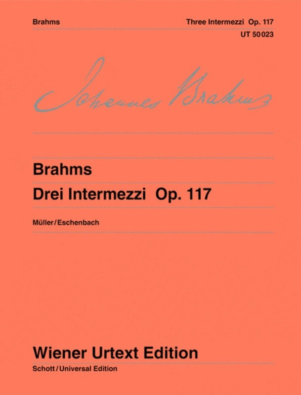 Intermezzi 3 Op 117 Urtext