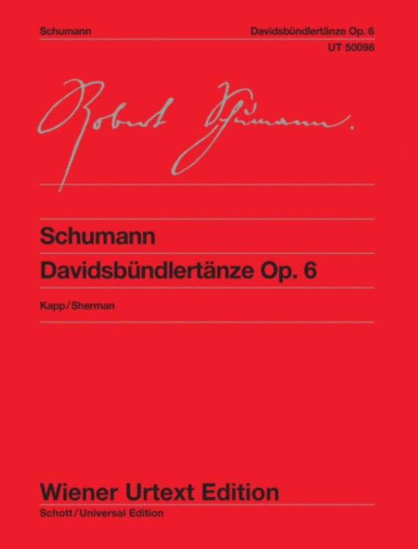 Davidsbundlertanze Op 6 Urtext