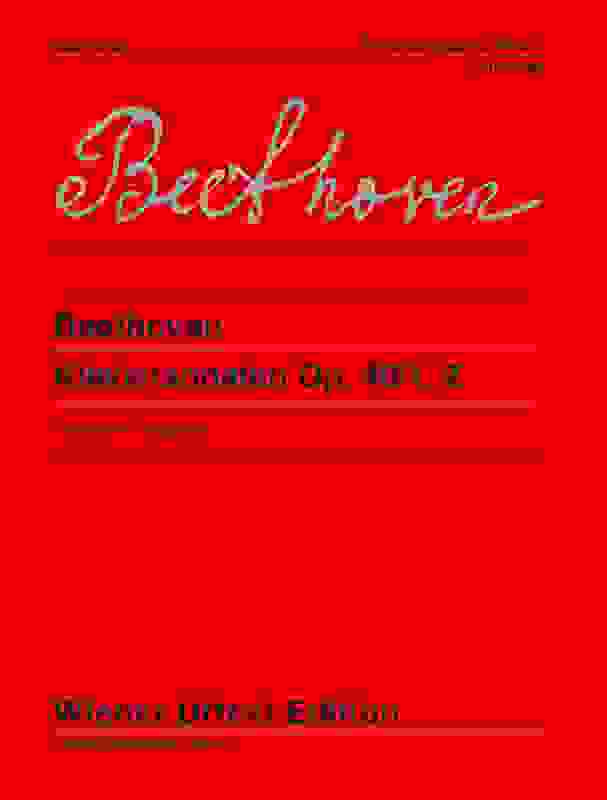 Beethoven - Sonatas Op 49 No 1 and 2 Urtext (Softcover Book)