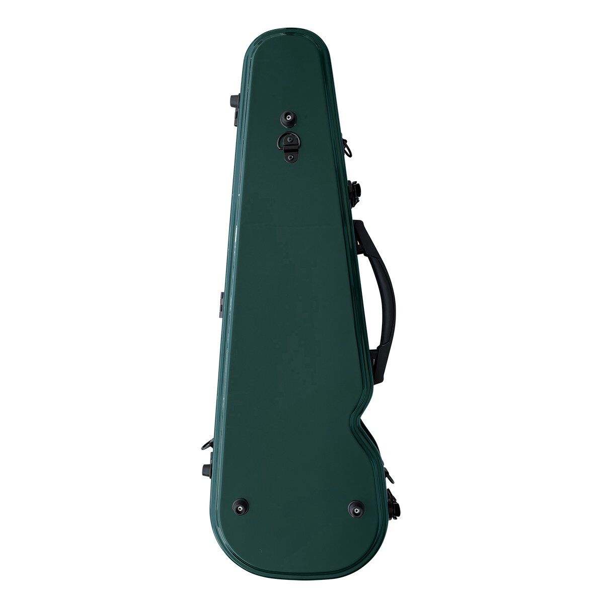 VIVO Jade Green Shaped Case for 4/4 Violin / 14" Viola with Backpack Straps and Built-in Hygrometer — view 5