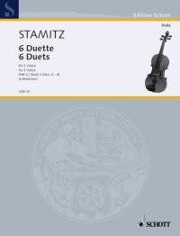 Stamitz - 6 Duets Book 1 Nos. 4-6 for 2 Violas, Schott Music, 32 Pages