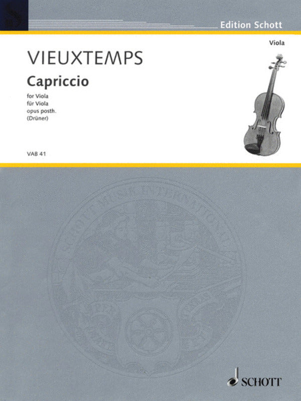Cappricio Op Post Viola Solo