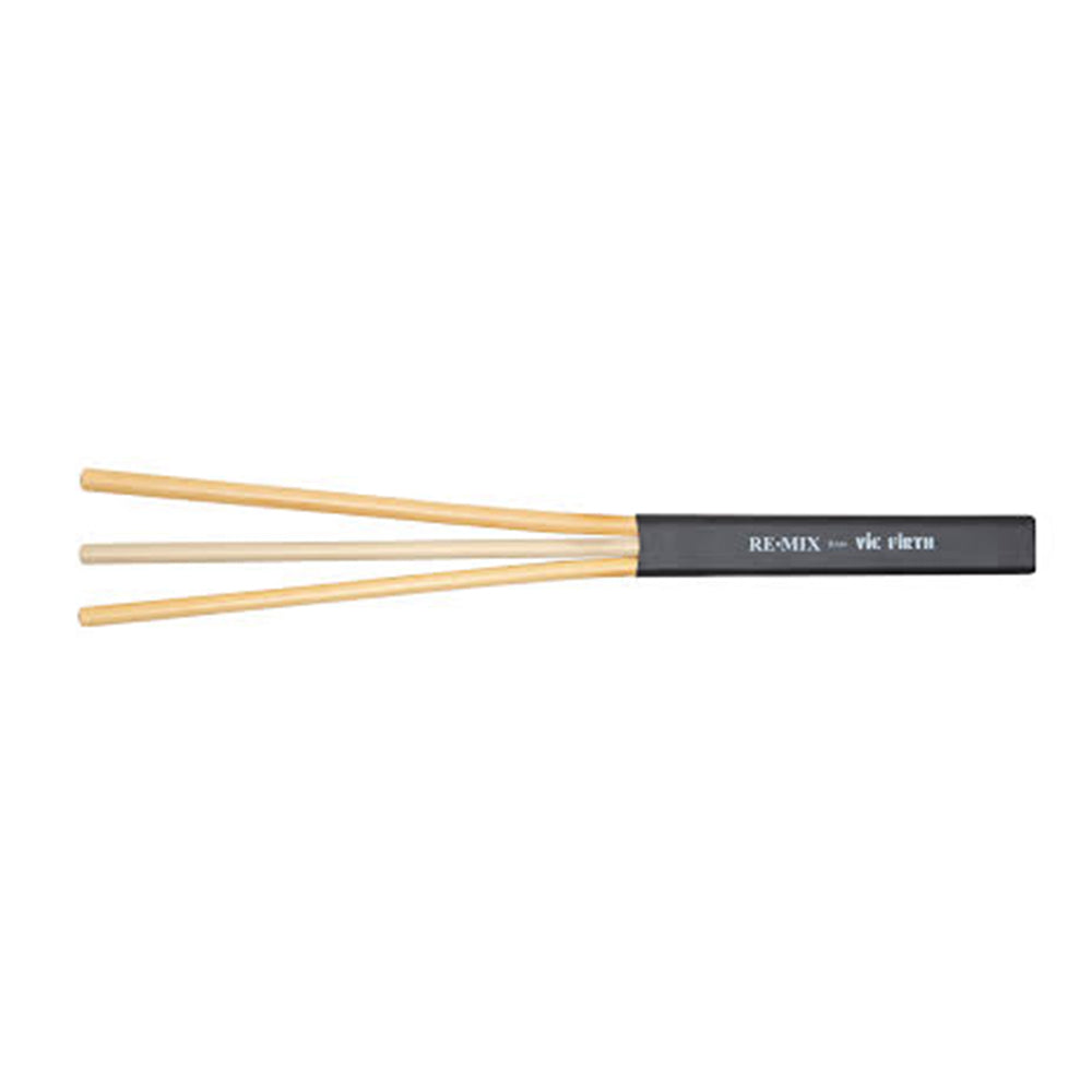 Vic Firth ReMix Brushes - VFRM4 Rattan/Birch