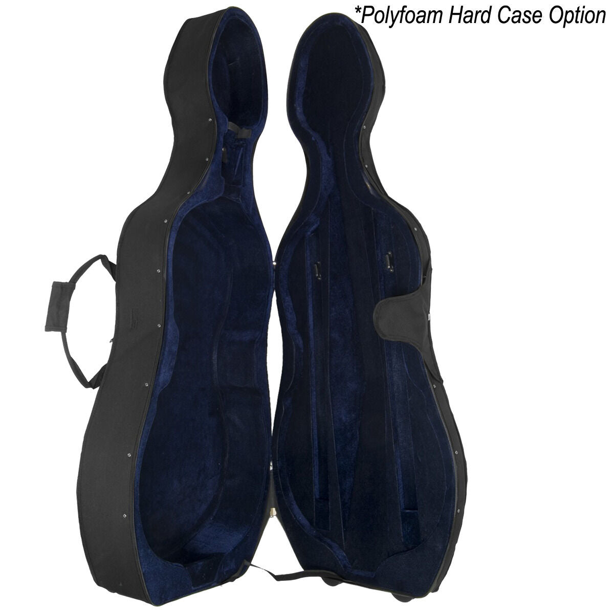 Vivo 3/4 Cello Outfit with Solid Spruce Top, Solid Maple Back, Ebony Fingerboard, Case Options — view 6