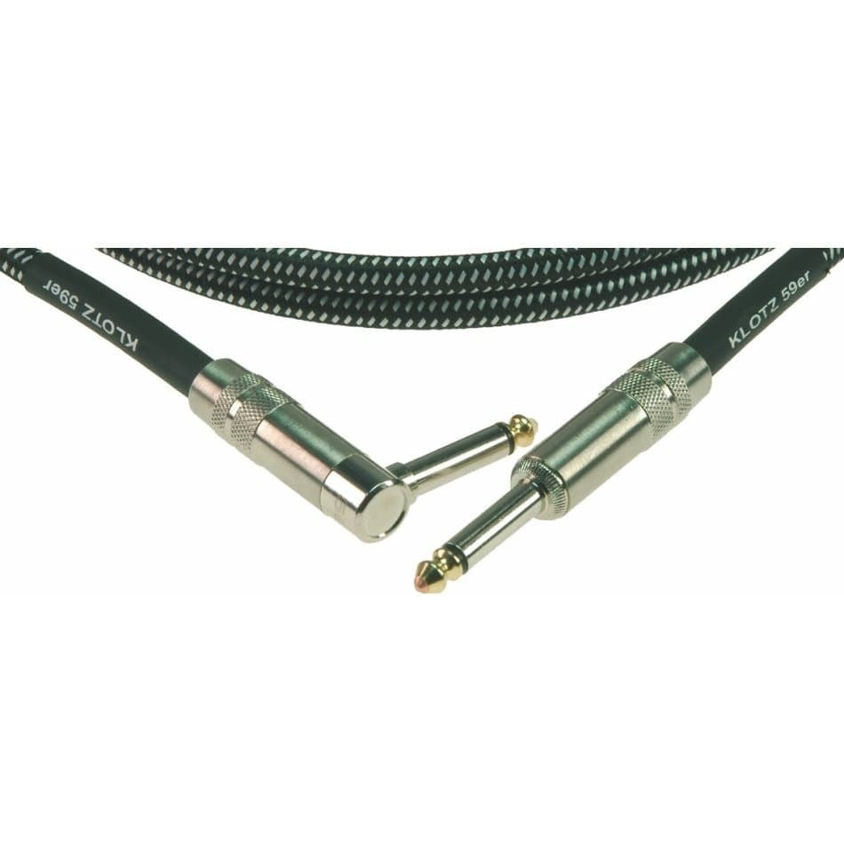 Klotz 59er 3m Vintage Guitar Cable VINA300, Right Angle — view 3
