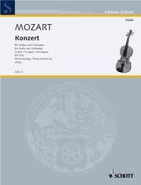 Mozart Concerto G Major KV 216 for Violin and Piano, Schott Music, 54 Pages
