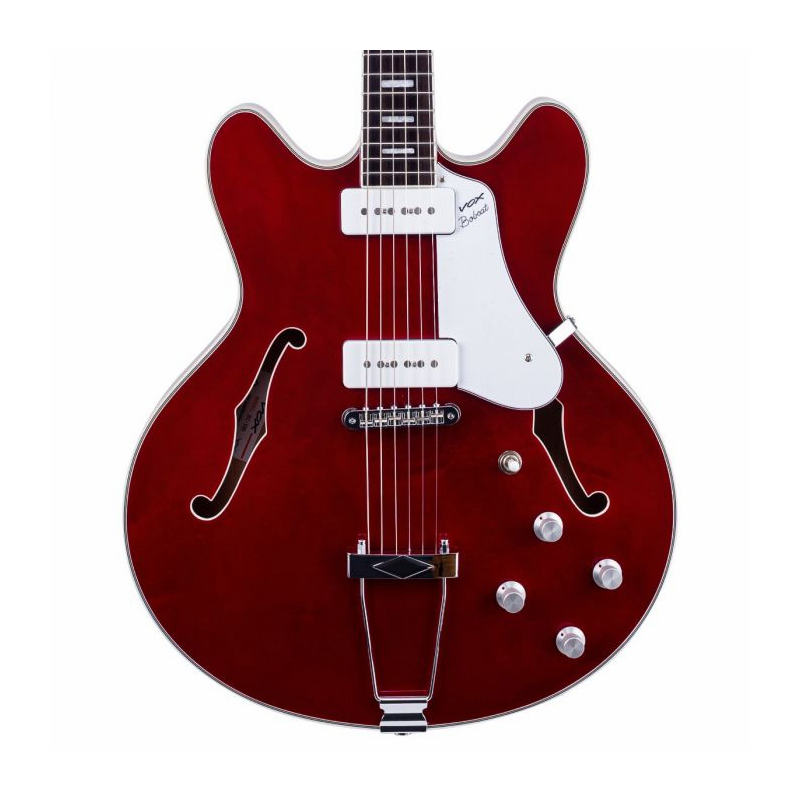 VOX BC-V90-CR Bobcat V90 Cherry Red Semi-Hollow Body Guitar — view 3