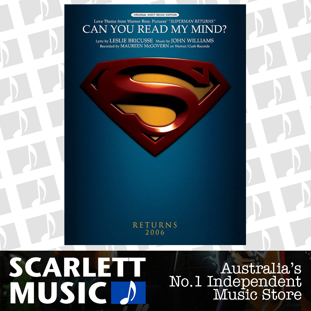 Can You Read My Mind Vocal Sheet Music — view 2