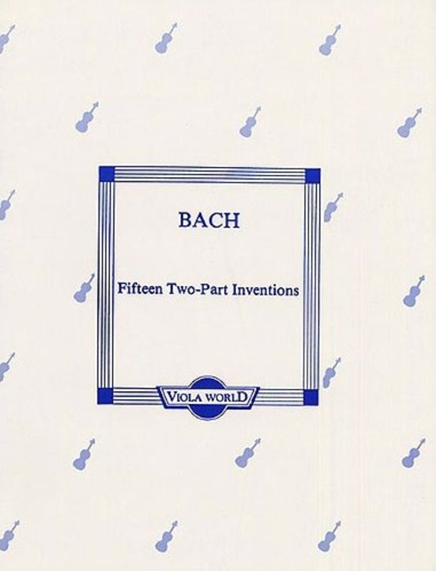 Bach - 15 2 Part Inventionsfor 2 Violas (Softcover Book)