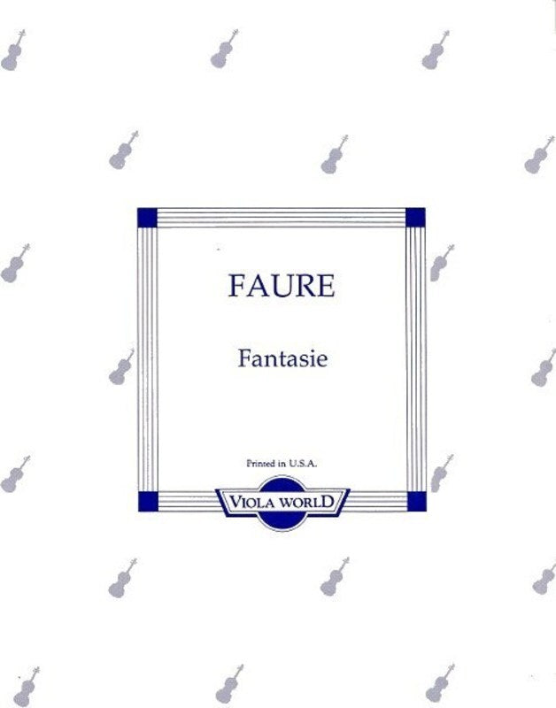 Faure - Fantasie Viola/Piano (Softcover Book)