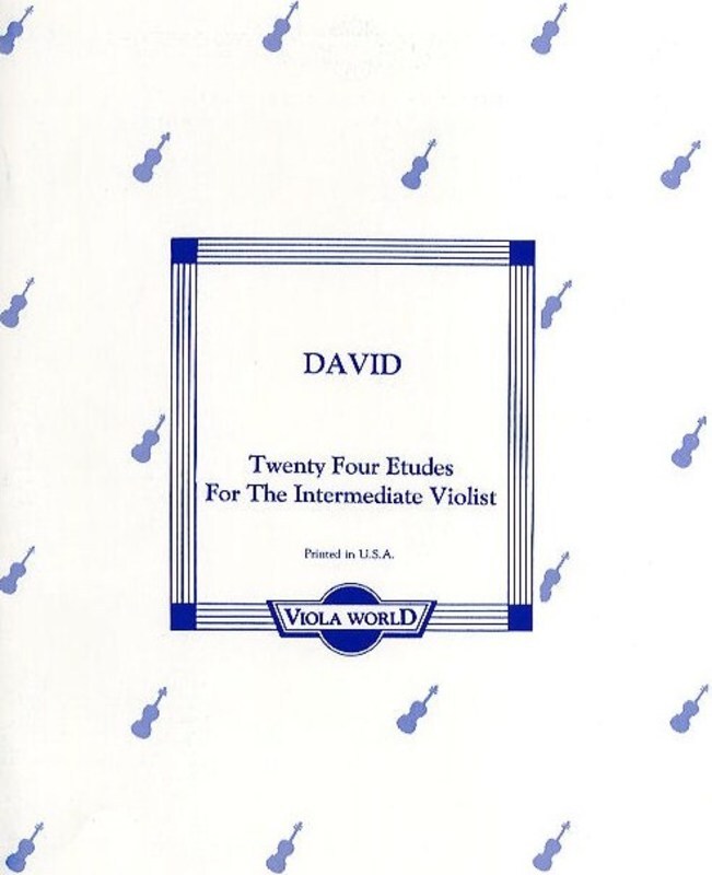 David - 24 Etudes Viola Solo (Softcover Book)