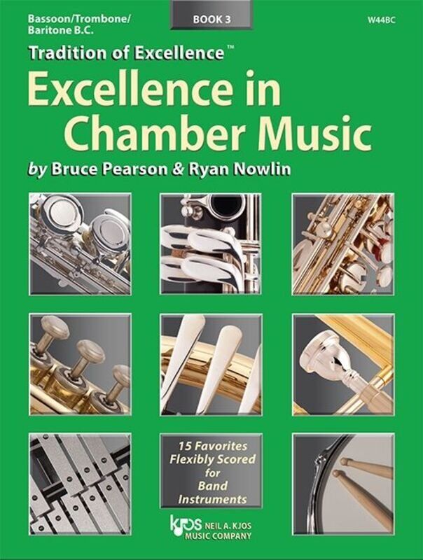 Excellence in Chamber Music Book 3 - Bassoon/Trombone/Bari BC