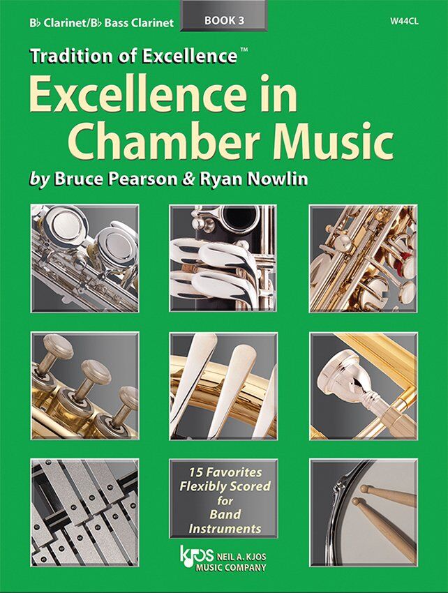 Excellence in Chamber Music Book 3 for Tenor Saxophone, 32 Pages, Neil A. Kjos Music Company, Series: Tradition of Excellence