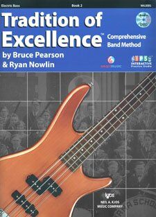 Tradition of Excellence Book 2 Electric Bass BK/DV