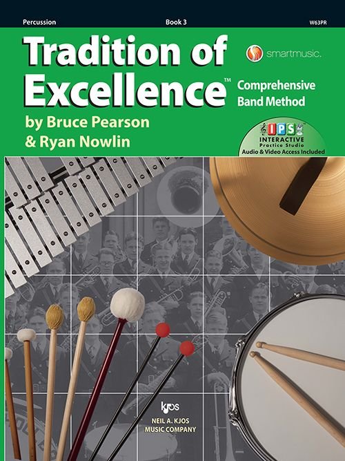 Tradition of Excellence Book 3 — Percussion — Book/Online Media (Neil A. Kjos Music Company)