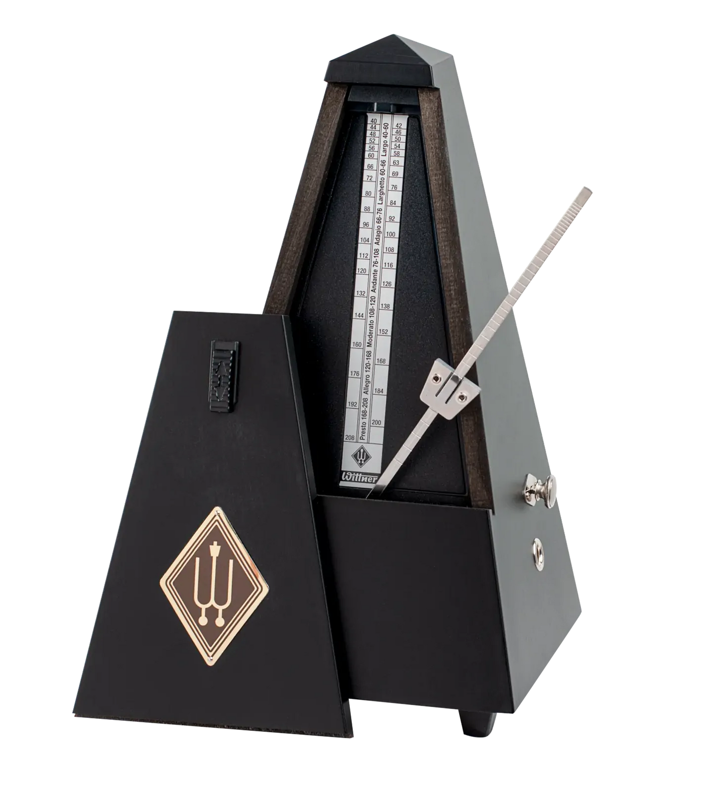 Wittner Maelzel Series W816M Mechanical Metronome with Bell in Matt Black