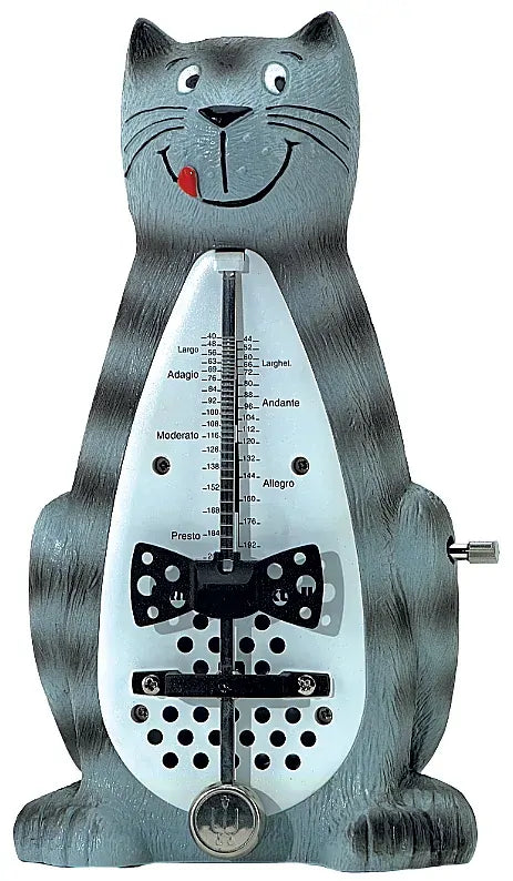 Wittner W839C Taktell Novelty Cat Shape Metronome - Mechanical, Tempo 40-208 BPM