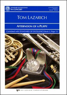 Afternoon of a Puppy - Band Ensemble Music by Neil A. Kjos Music Company, 1 Page