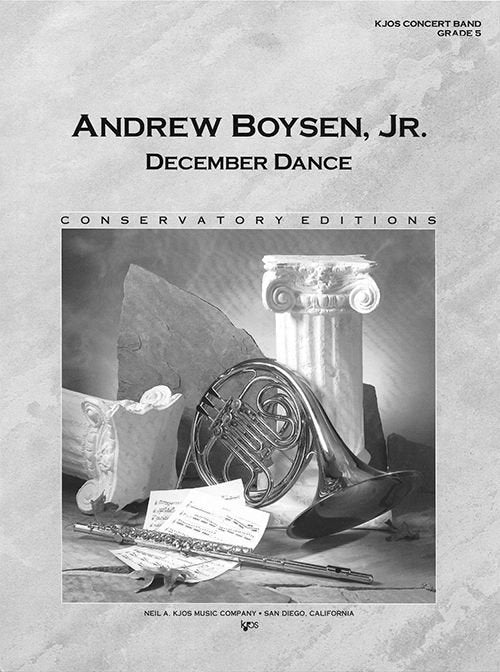 Andrew Boysen Jr.: December Dance — Concert Band Grade 5, Full Score (Neil A. Kjos Music Company)