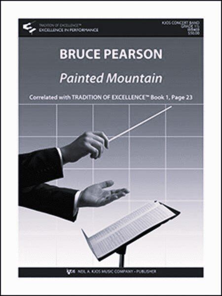 Painted Mountain - Full Score for Band by Bruce Pearson, 16 Pages