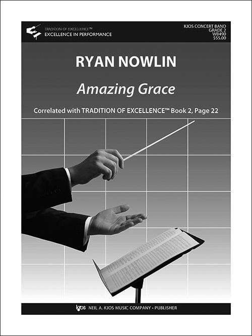 Amazing Grace - Full Score for Band by Ryan Nowlin