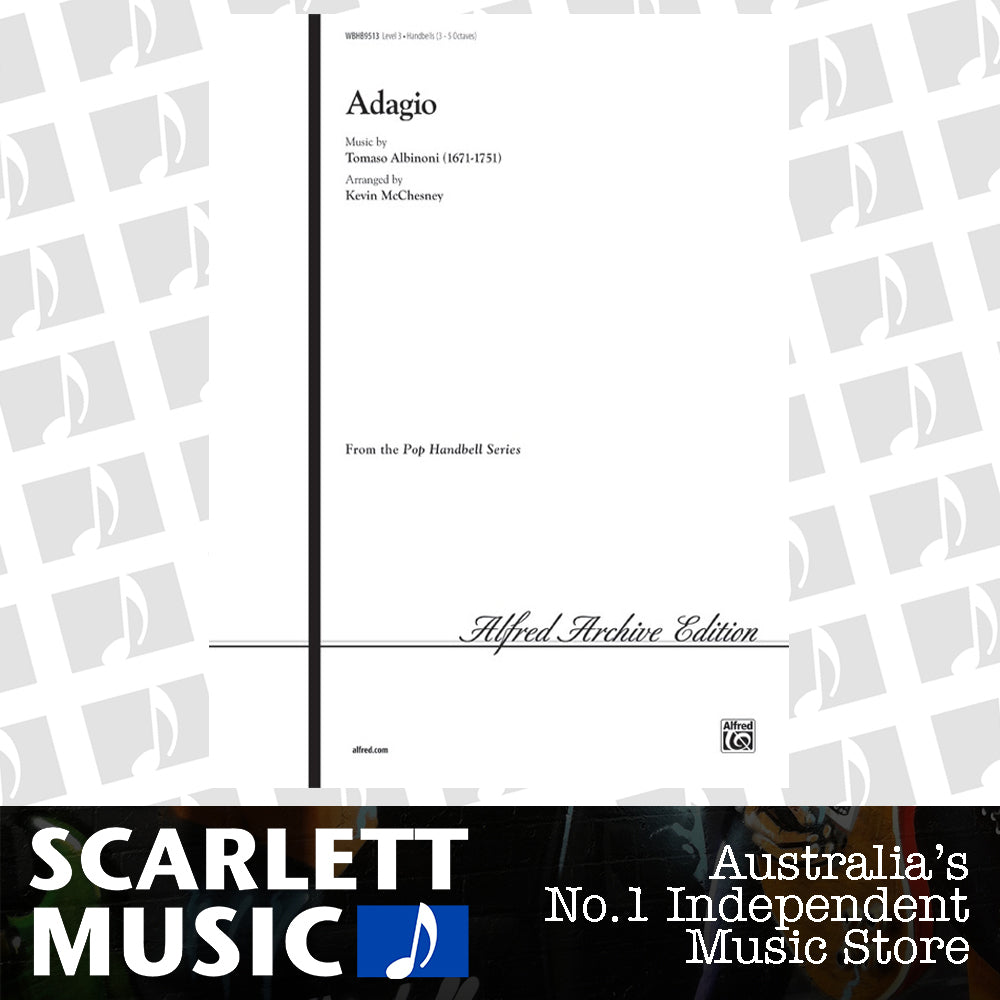 Adagio Handbell Percussion Sheet Music — view 2