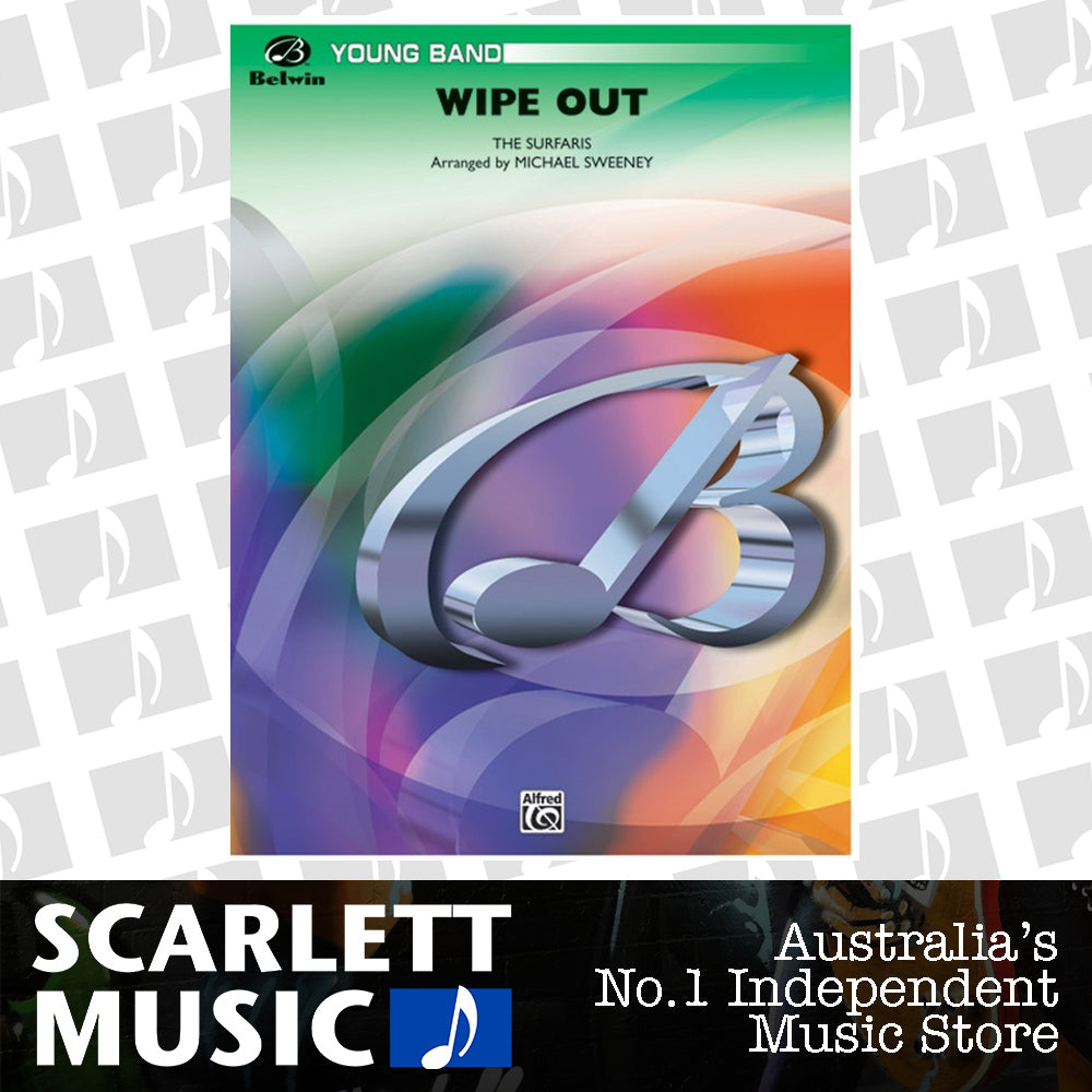 Wipe Out Concert Band Sheet Music Grade 2 — view 2