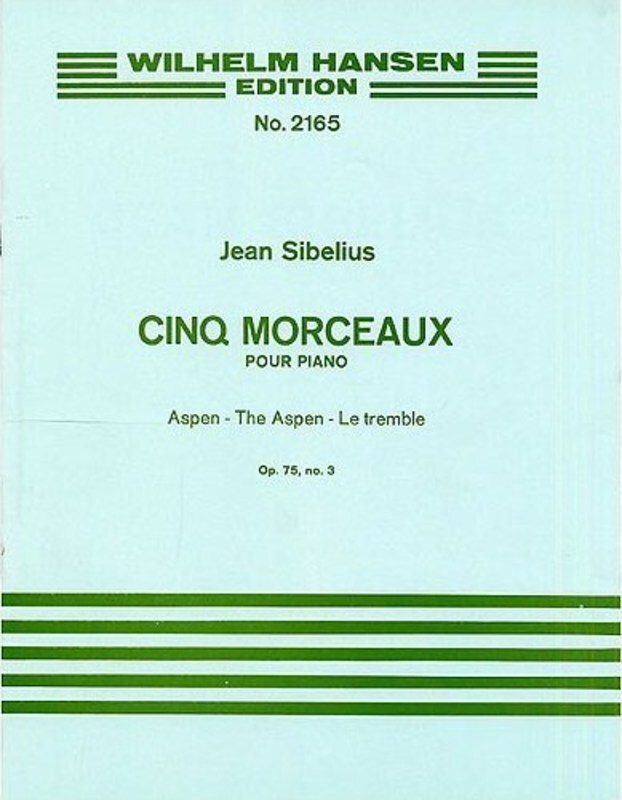 Sibelius - 5 Piano Pieces Op 75 No 3 Aspen Tree (Softcover Book)