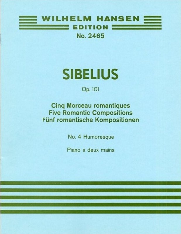 Sibelius Romantic Pieces Op.101/4 Piano