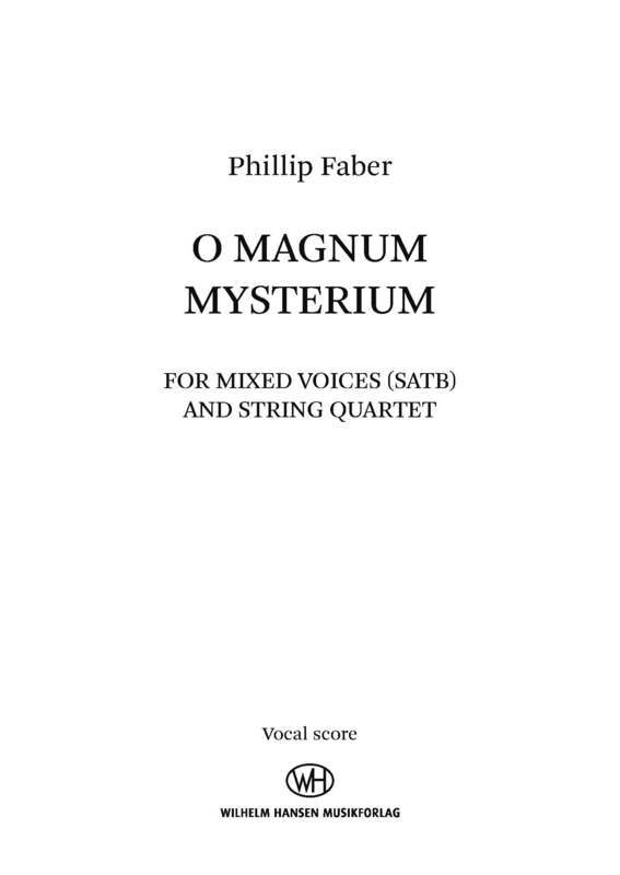 O Magnum Mysterium SATB