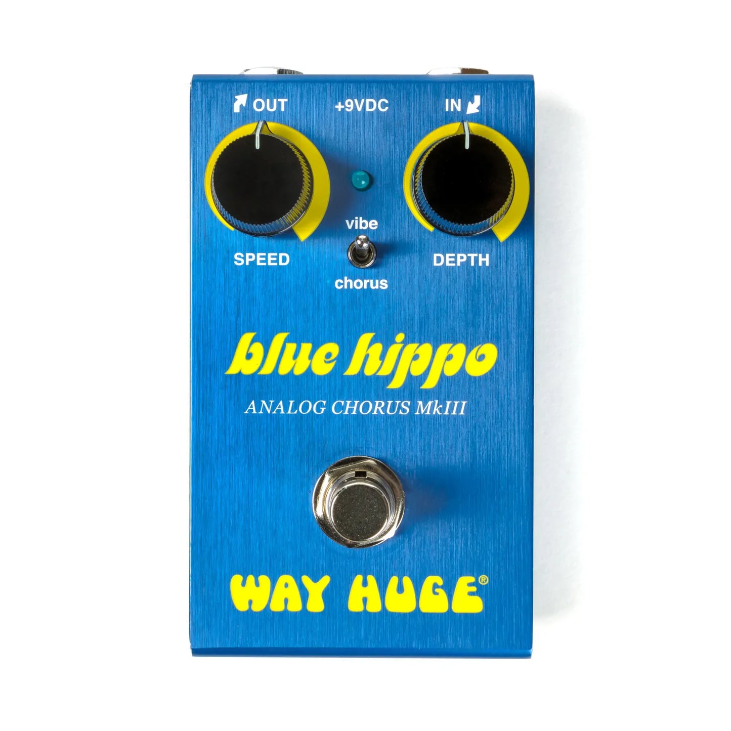 Way Huge Smalls Blue Hippo Analog Chorus Pedal with Vibe Switch and Hardwire Bypass