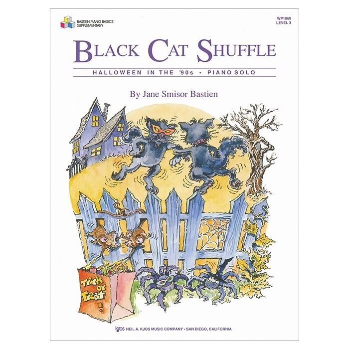Black Cat Shuffle - Piano Sheet Music by Neil A. Kjos Music Company, 4 Pages