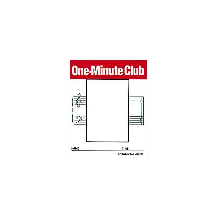 One Minute Club Cards Note Learning Tool for Piano Teachers