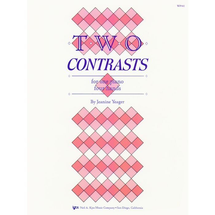 Two Contrasts Piano Duet by Neil A. Kjos Music Company, 24 Pages