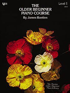 Older Beginner Piano Course Level 1 by James Bastien, 96 Pages, Neil A. Kjos Music Company, Bastien Older Beginner Piano Library