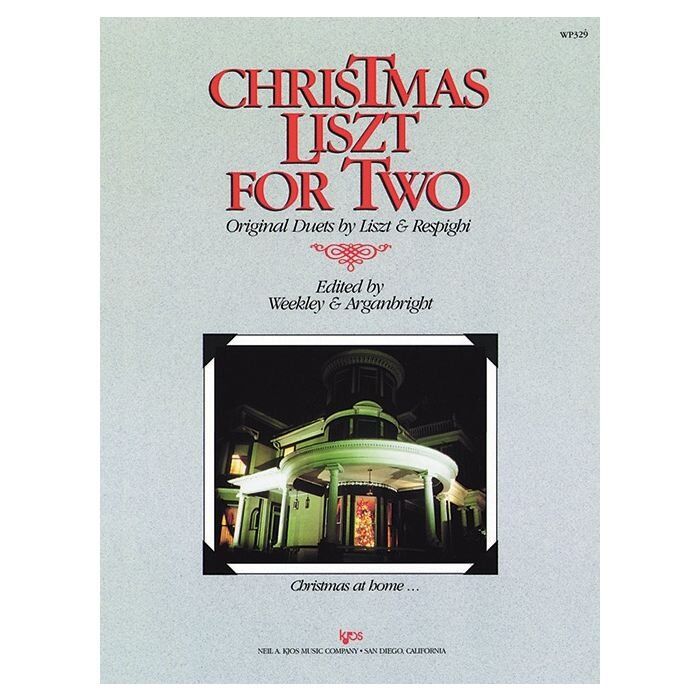 Christmas Liszt for Two - Piano Music Book, 24 Pages, Published by Neil A. Kjos Music Company