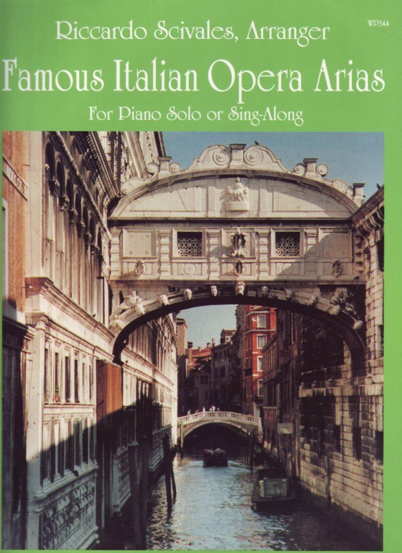Italian Opera Arias for Easy Piano with Lyrics and Sing-Along
