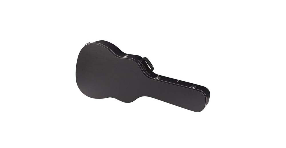RockCase Standard Hardshell Case Acoustic Guitar - Black Tolex — view 3