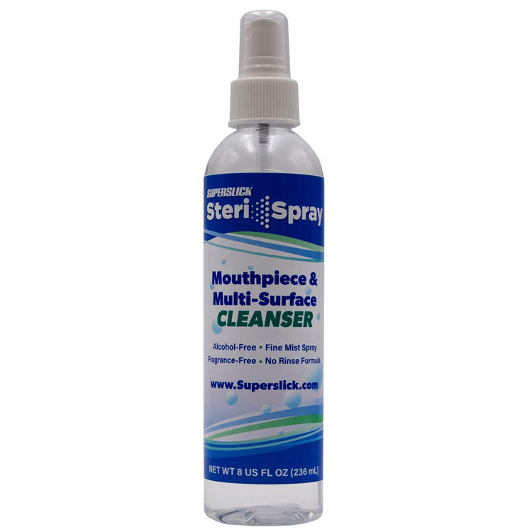 Superslick Steri-Spray Mouthpiece & Multi Surface Cleanser 236ml with Fine Mist Sprayer