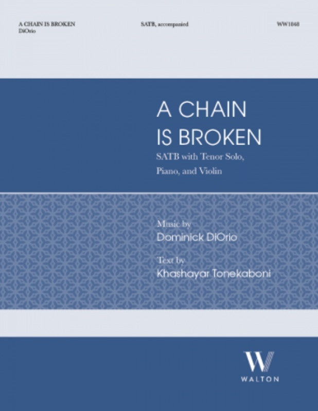 A Chain Is Broken Satb Octavo