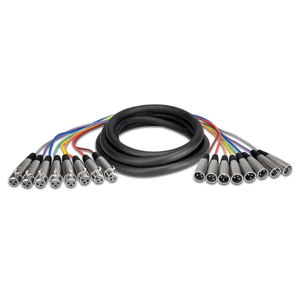 HOSA Balanced Snake 8 x XLR3F to XLR3M